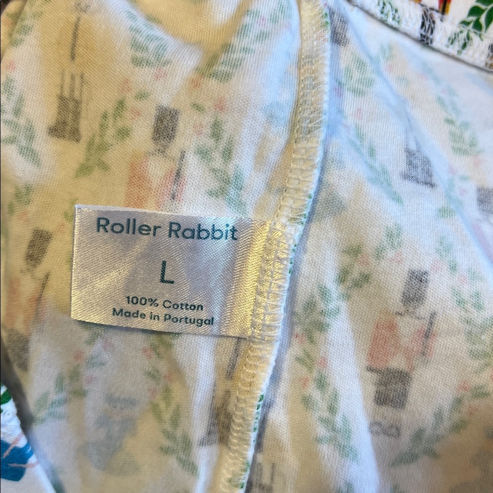 Roller Rabbit sugar plum party nutcracker pajama pant Christmas holiday winter L - Picture 4 of 5